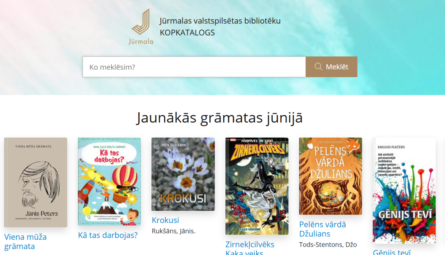 Jaunākās grāmatas bibliotēkās jūnijā