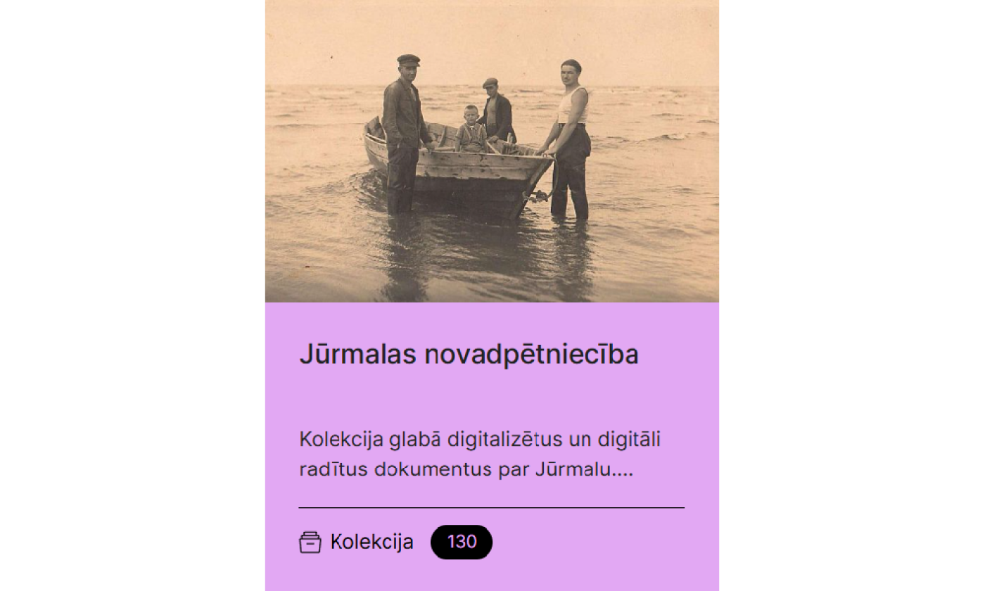  Kolekcija Jūrmalas novadpētniecība (vēsturiska fotogrāfija ar zvejniekiem)